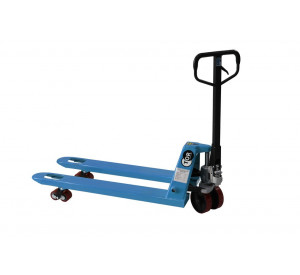 Тележка гидравлическая 3500 кг 1150 мм резиновые колеса TOR RHP(BF) PRO арт. 1049883