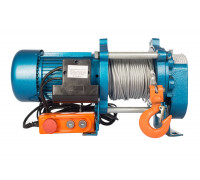 Лебедка электрическая  500/1000кг  70/35м с канатом  220B REM KCD