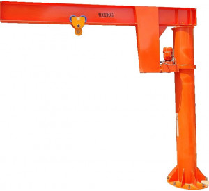 Кран консольный TOR JIB 1000 кг 3х3 м поворотный 360° с электроприводом арт. 1046711