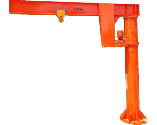 Кран консольный поворотный электрический TOR JIB г/п 2000 кг, высота 3 м, стрела 3 м